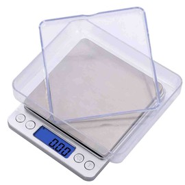 Food Scale 3000G Digital Kitchen Scale with 0.1g/0.01oz Precise Graduation, 6 Units LCD Display Scale for Cooking/Baking in ct, g, oz, gn and DWT, Easy Clean Stainless Steel and Tempered Glass