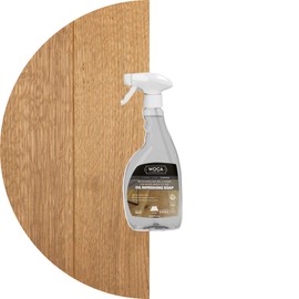 WOCA Denmark Oil Refreshing Soap Spray Natural – Ready-to-Use Cleaner & Rejuvenator for White Oiled Wood Floors | Plant-Based, Food Contact Safe | Cleans, Re-oils, Protects & Maintains Matte Finish