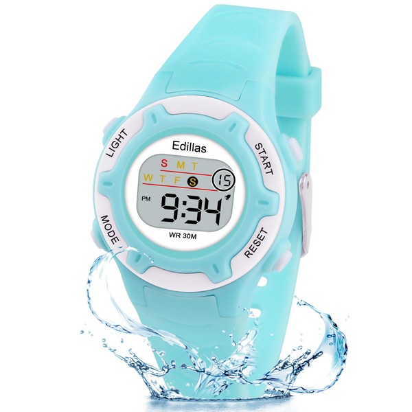 Edillas Kids Watch Digital for Girls Boys, Children Waterproof Watches