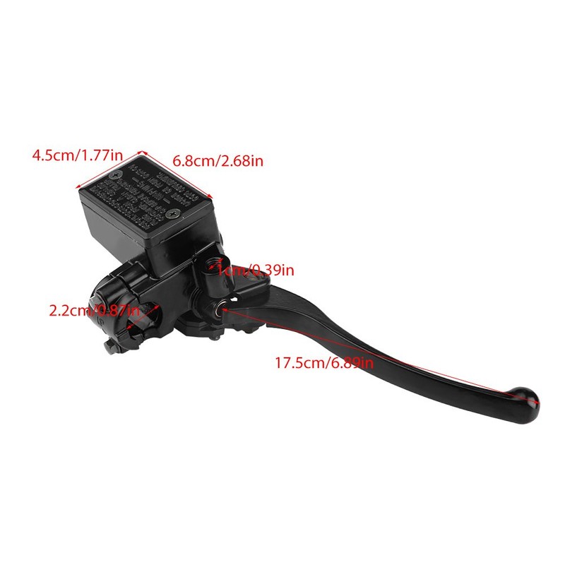 mumisuto Motorcycle Master Cylinder, 7/8" 22mm Motorcycle Front Right Hydraulic