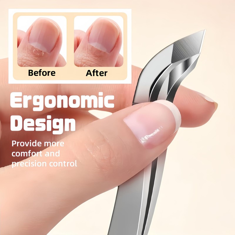 Professional Cuticle Trimmer & Nipper Set - Stainless Steel Hangnail