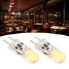2PCS Silicone LED Light Bulb GY6.35 COB 1505 3W 12V