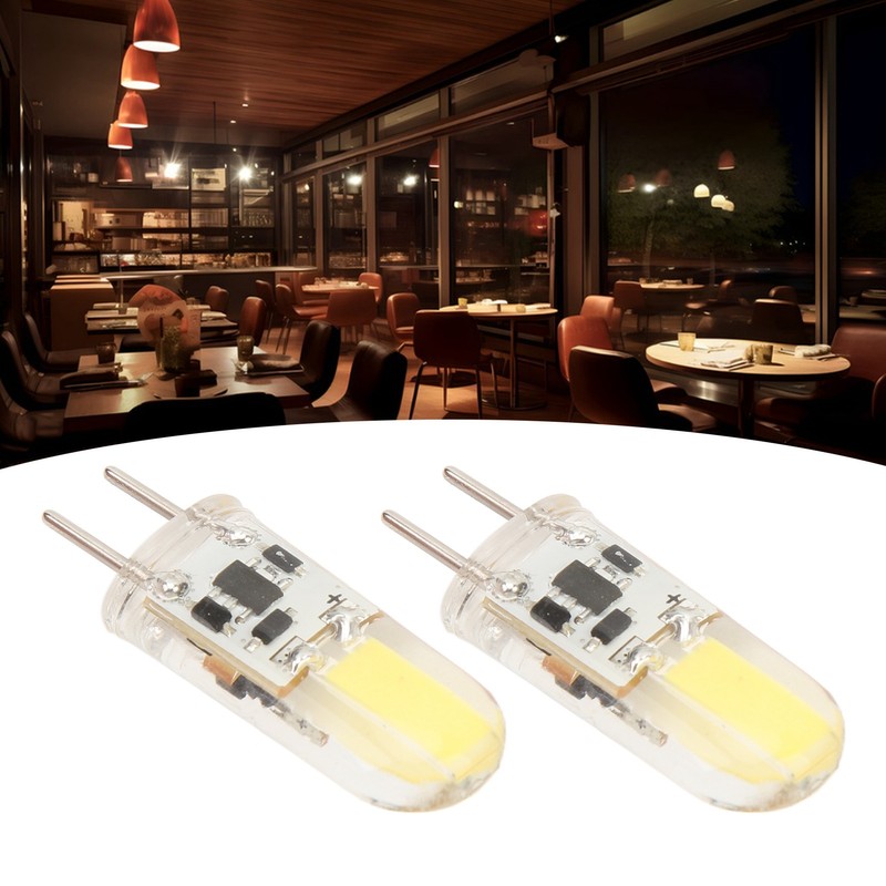 2PCS Silicone LED Light Bulb GY6.35 COB 1505 3W 12V