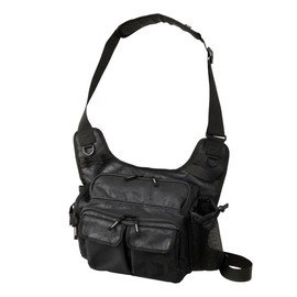 Daiwa Side Fit Bag (D) Spiral Black, 5.5 x 13.4 x 9.8 inches (14 x 34 x 25 cm)