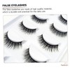 FOMIYES Realistic False Eyelashes 10 Pairs Natural Makeup Lashes Perfect