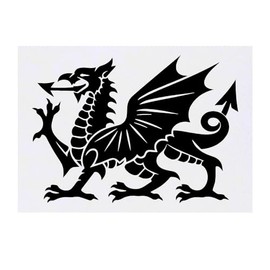 'Welsh Dragon' Temporary Tattoo - Water Resistant, Skin-Safe, Non-Toxic Transfer (TO00074259)