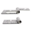 Bidoor BS-86 Stainless Steel Flash Hinge HL (with Wood Screws)