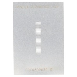 Stencil FPC/FFC SMT 0.5mm Pitch 30 Pin For Use With 0.5mm Pitch Package Stencil Type Stainless Steel FPC Accessories Type Stencil PCB Stencils