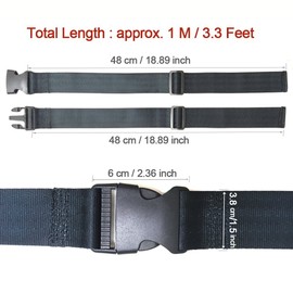 ZARPMA Baby 2 Point Safety Belt,Safety Harness for Child Kid Infant Safe Strap for Pushchair,HighChair,Child Chair,Stroller(1M Length)