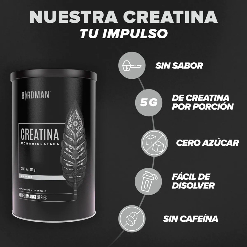 Birdman Creatina Monohidratada En Polvo De Alta Pureza | 90