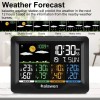 Kalawen Home Wireless Weather Station Multiple Sensors with Atomic Clock,