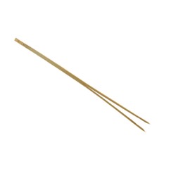 BambooMN Bamboo Double Prong Stick Skinny Pick Skewer 4.7" Long, 100 Pieces