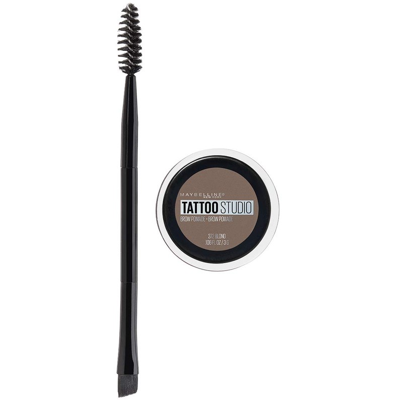 Maybelline TattooStudio Pomada de cejas de larga duracin, construible, maquillaje