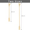 14K Gold Plated Extender Chain Necklace 925 Sterling Silver Extenders