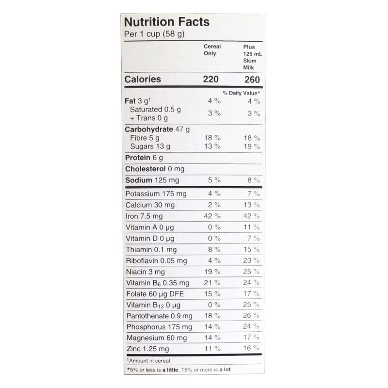 Oatmeal Crisp Maple Nut Flavour Cereal, 619g/21.6 oz., Box