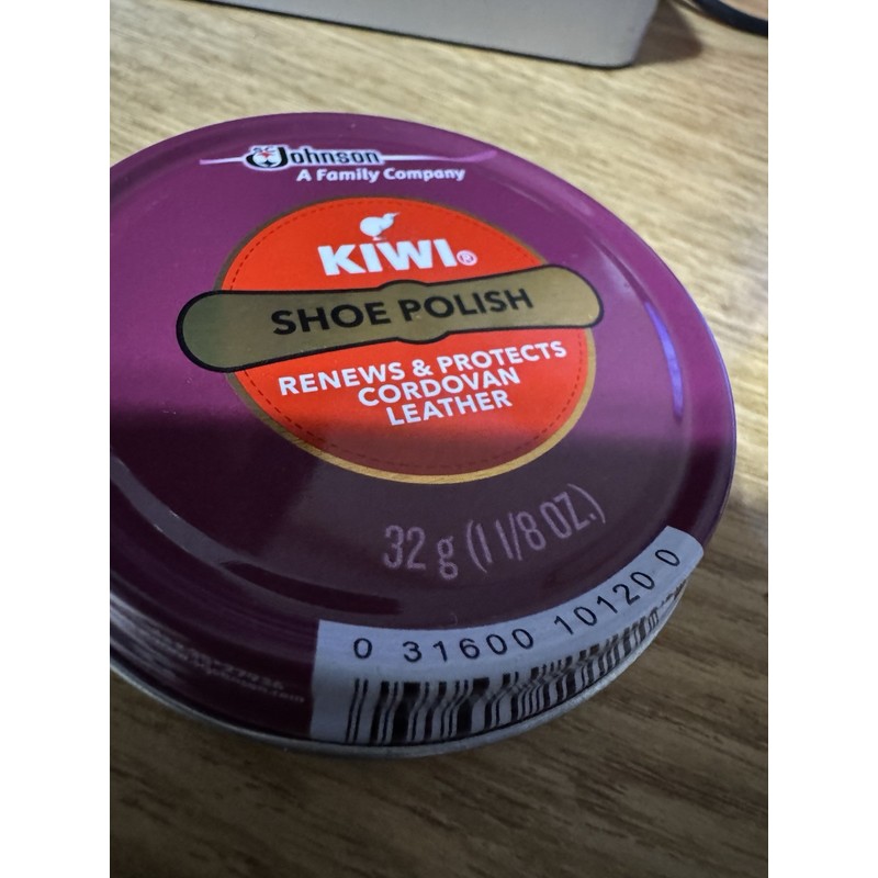 Kiwi Cordovan Shoe Polish 1-1/8oz Lot Of 2