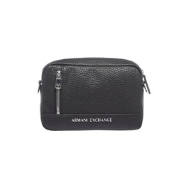 Armani Exchange Men's Essential Capri Adjustable Strap Camera Case, Black, black
