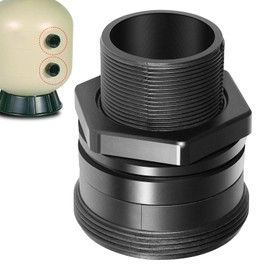 Sunluway 154714 Bulkhead Replacement Kit 2-inch for Triton II Pool and Spa Sand Filter TR50, TR60, TR100, TR140, Clean & Clear Plus, Pool and Spa D.E. Filters Replace #154714 Bulkhead Fittings