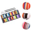 Baluue Water-activated Face Body Paint Kit Makeup Palette for Cosplay