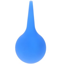 Artibetter 2pcs Ear Syringe Bulb Ear Washing Rubber Suction Sucker Squeeze Ball Laboratory Tool 75ml (Blue)