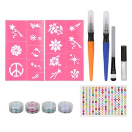Nail Glitters Sequin Set 4 Colors Glue Marker Pen Sparkling Rhinestone Face Body Art Decoration 16ml