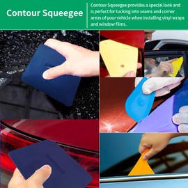 Arayker Vehicle Vinyl Wrap Applicator Tool Kit Car Wrap Squeegee Kit Automotive Window Tint Tools with Vinyl Wrap Magnetic Holder for Car Wrapping