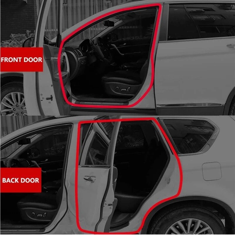 Unbranded 32.8ft Universal Car Weather Stripping Self-Adhesive Auto Door Rubber