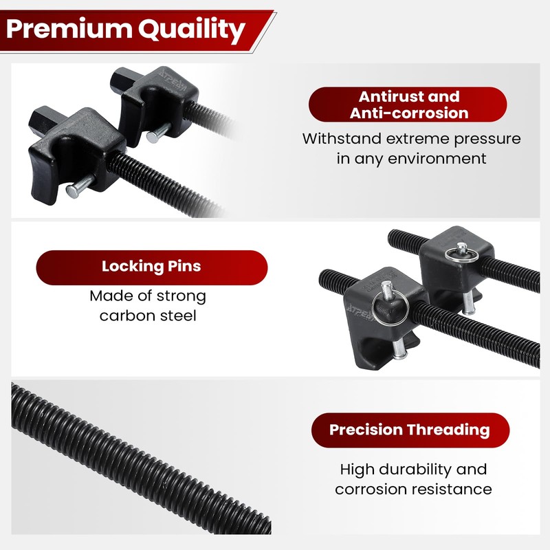 ATPEAM Macpherson Strut Spring Compressor 2pc Heavy Duty Coil Spring