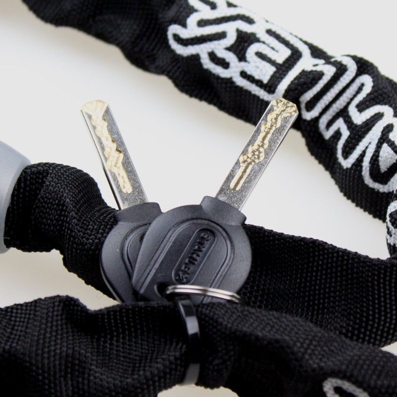 Bicycle Lock 120 cm with 2 Keys Armoured Lock Chain