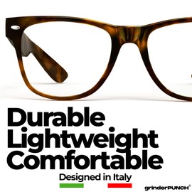 grinderPUNCH grinderPUNCH High Magnification Power Readers Reading Glasses 1.00-6.00