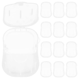 Baluue 20pcs Portable Travel Soap Sheets Hand Wash Soap Slices for Camping Outdoor Use Convenient Travel for Hygiene and Cleanliness The Go