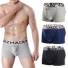 Feelonger Mens Functional Boxers Briefs Separate Underwear Enhancing Pouch Trunks