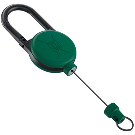 Handy Picks Retractable Clip Keychain, Heavy Duty Carabiner for Golf Accessories, Fishing Accessories, Badge Holder, Tactical ID Badge Reel with 29.5” Retractable Cord, 9 OZ Pulling Force