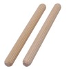 SKIR'CO (Pack of 100) Wooden Dowels 6x60mm Grooved Wood Dowels