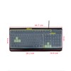 Silicone Keyboard Cover Skin Protector for Standard Size Computer/Desktop/PC with