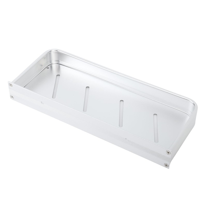 Bathroom Space Aluminum Shelf Bathroom Wall Mounted Drill Free Shelf