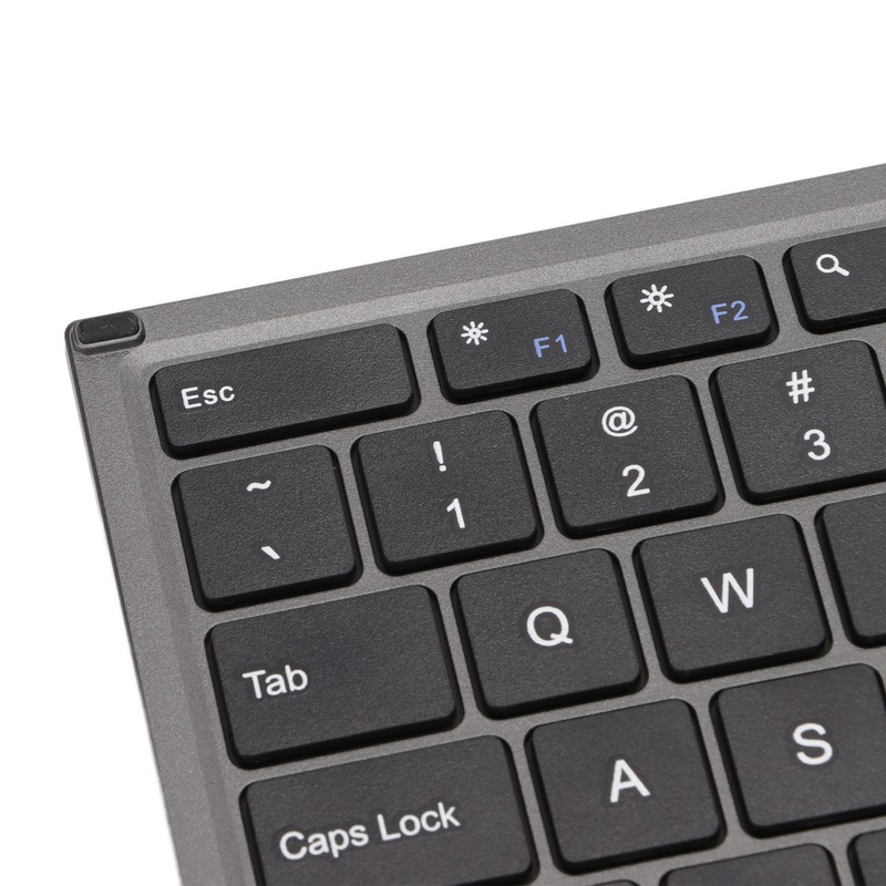 Wireless Keyboard 78 Keys Ultra Thin Folding Design Keyboard with