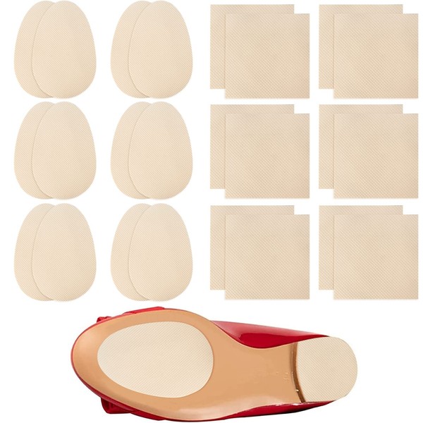 24 Pcs Non-Slip Shoes Pads Adhesive Shoe Sole Protectors, High