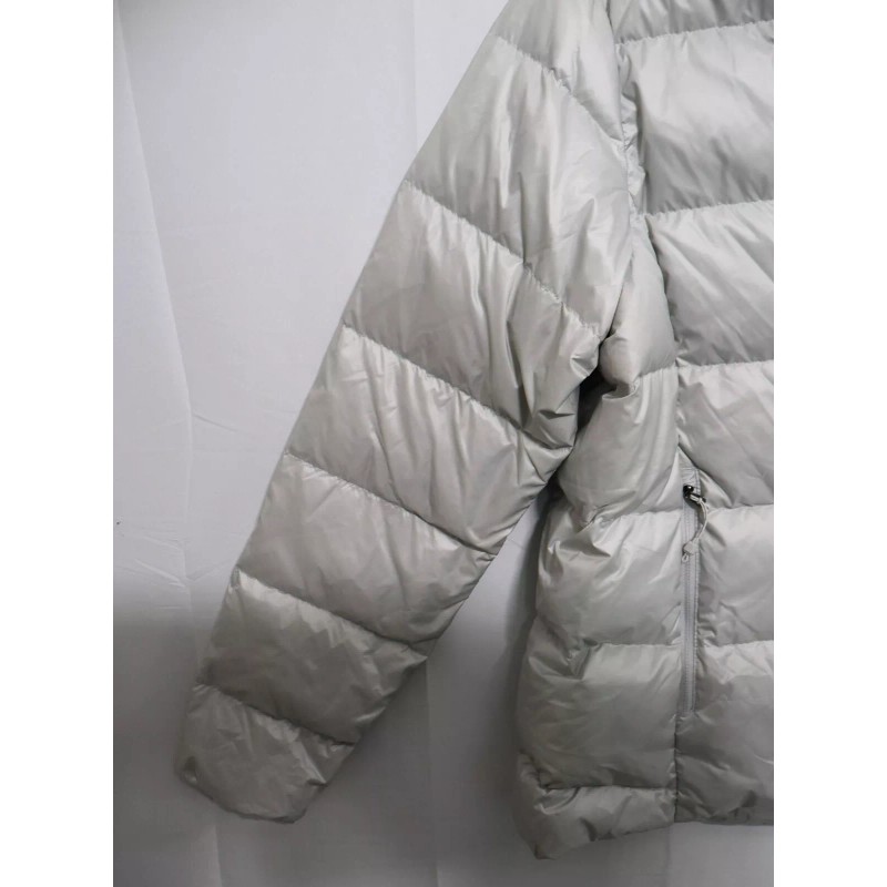 Eddie Bauer Womens Packable Down Lightweight Puffer Jacket, Silver, Sizes