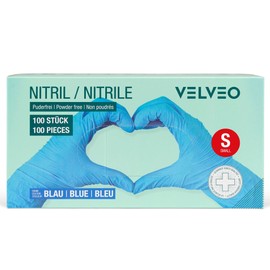 Disposable Nitrile Examination Gloves in Dispenser Box Size S / S / M / L / XL / XXL Size S