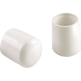 Shepherd Hardware 9200 5/8-Inch Hi-Vinyl Leg Tips, 4-Pack
