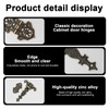 Pack of 12 Antique Retro T Hinges, Foldable Vintage Zinc