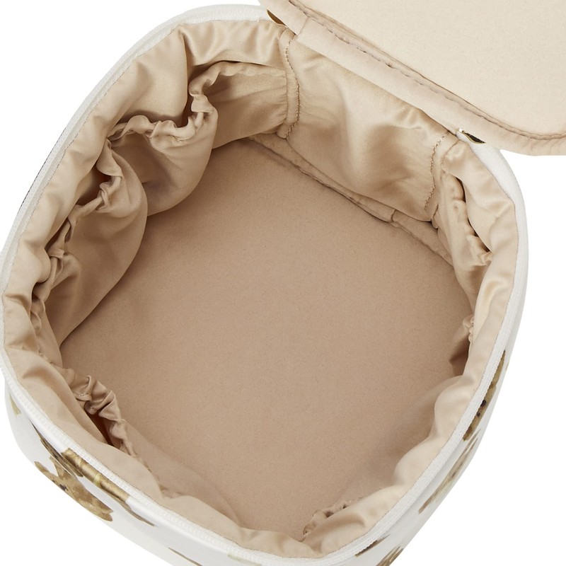 Gelato Pique PWGB221667 OWHT Women's Gelato Bear Pattern Vanity Pouch,
