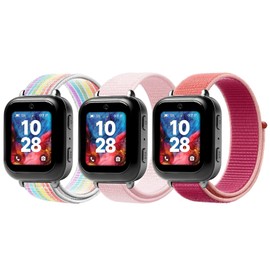 NewJourney Kids Nylon Bands Compatible with Bark Watch, Breathable Hook&Loop Band for Boys Girls