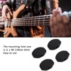 6Set Guitar Tuning Peg Buttons Ebony Metal Tuner Machine Head
