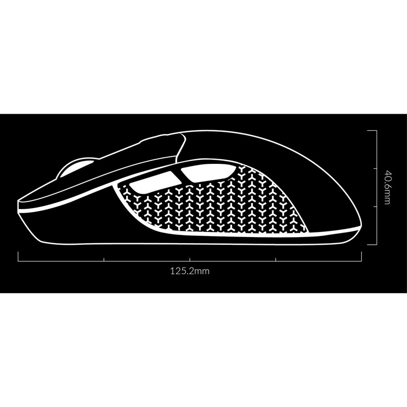 Keychron M3 Wireless Mouse, PAW3395 Sensor, Programmable Macro Button, 26,000