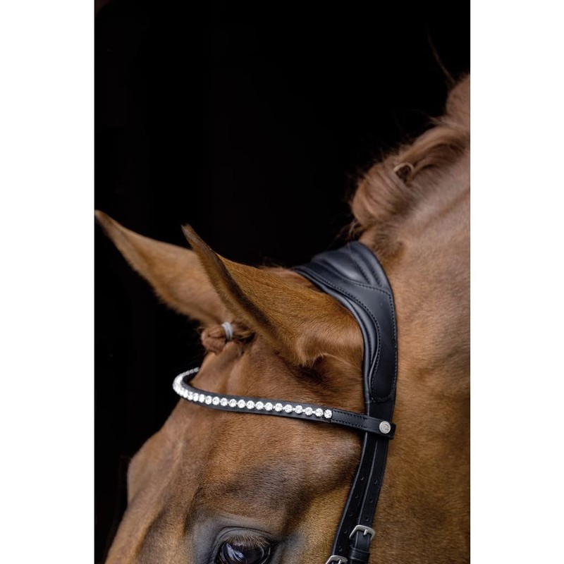 HKM Pro Anatomic Bridle 9100 Black Pony