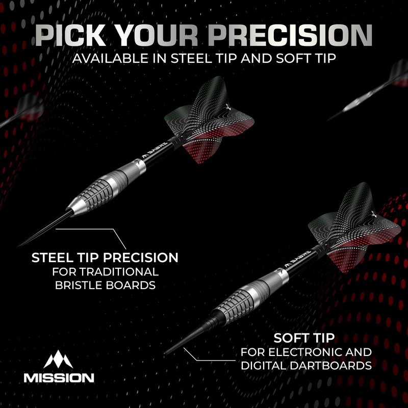 Mission | Michele Turetta Darts | Steel Tip | 95%