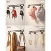 PANGTON Hat Rack for Wall, [2-Pack] Metal Hat Organizer for