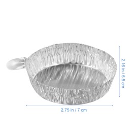 ULTECHNOVO 100pcs Liquid Weighing Pan Powder Serving Tray Aluminum Foil Chemistry Weigh Boat Aluminum Weighing Dishes Small Aluminum Foil Weighing Trays Sample Weighing Trays Labs Supplies